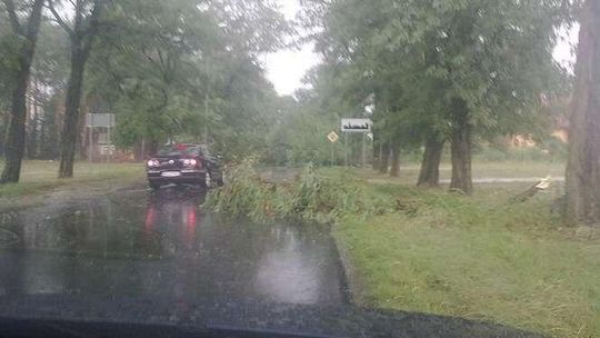 Burze w woj. lubelskim 29.07.2012