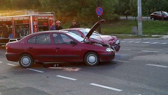 Wypadek na ul. Orkana (zdjęcia)
