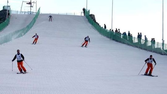 Stok narciarki w Międzyrzecu Podlaskim