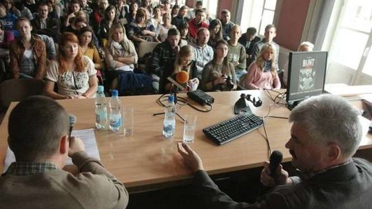 Edwin Bendyk na  Wydziale Politologii UMCS