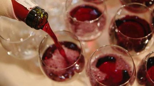 Świeto wina beaujolais nouveau w hotelu 