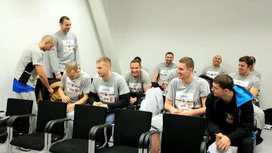 Trening Wikana-Start Lublin na lotnisku w Świdniku