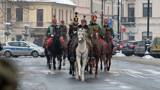 Wigilia Poetów i Ułanów w centrum Lublina