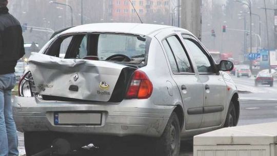 Wypadek na al. Solidarności w Lublinie
