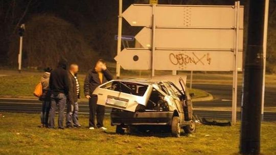 Wypadek na skrzyżowaniu Solidarności i Kompozytorów Polskich