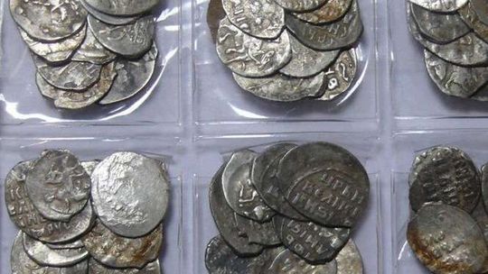 Monety z XVI i XVII w. na granicy w Terespolu