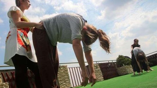 Lekcja tańca na dachu hotelu Victoria Lekcja tańca na dachu hotelu Victoria