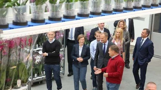 Premier Donald Tusk w Stężycy
