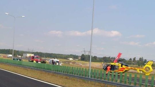 Wypadek na S17 (zdjęcia)