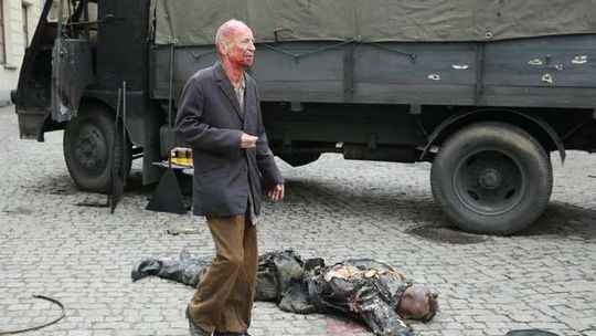 Ostatni dzień na planie filmowym \"Kamienie na szaniec\"
