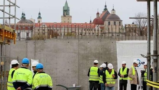 Wmurowanie kamienia węgielnego pod Tarasy Zamkowe