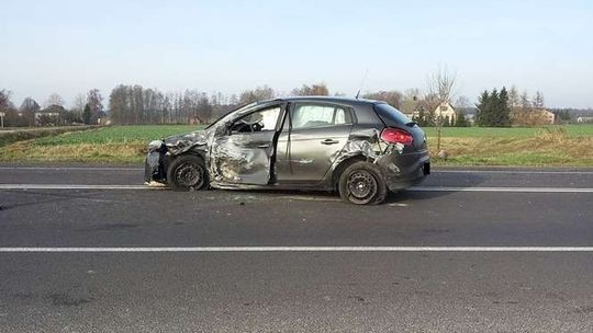 Wypadek w Obrokach (zdjęcia)