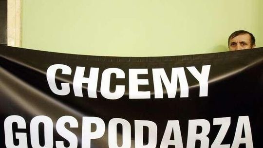 Pikieta Solidarności w obronie związkowca 