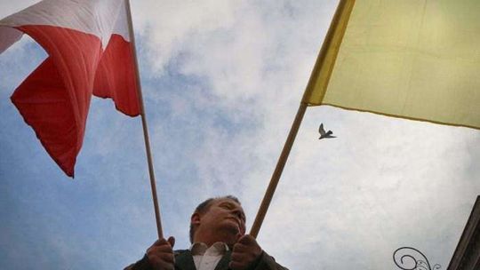Lublin - marsz poparcia dla Ukrainy