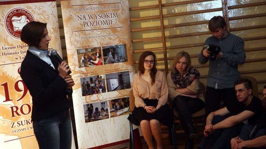 Spotkanie z Joanną Muchą w Zamoyu