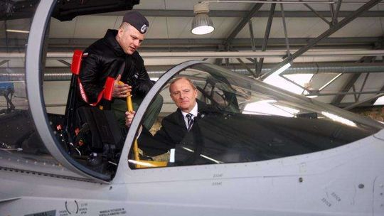 Prezentacja odrzutowca M-346 Master w Dęblinie