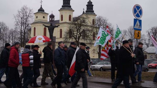 Protest rolników w Zbuczynie