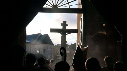 Pożegnanie relikwii Krzyża Świętego