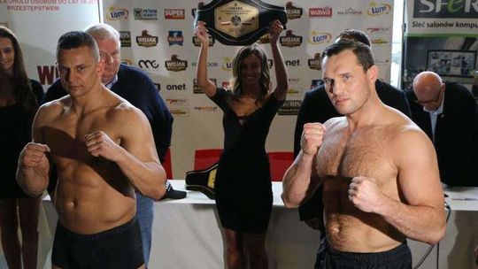 Ważenie zawodników przed galą boksu