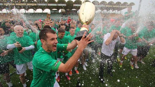 Górnik Łęczna - Termalica 1:1. Radość z awansu