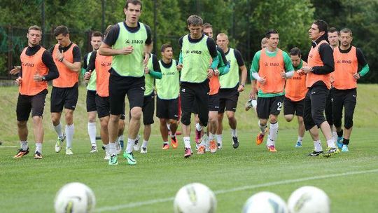 Górnik Łęczna. Pierwszy trening w ekstraklasie
