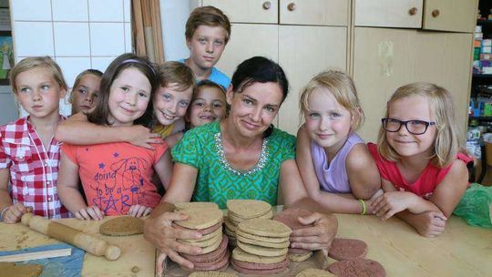 Gliniane płatki dla stalowych maków