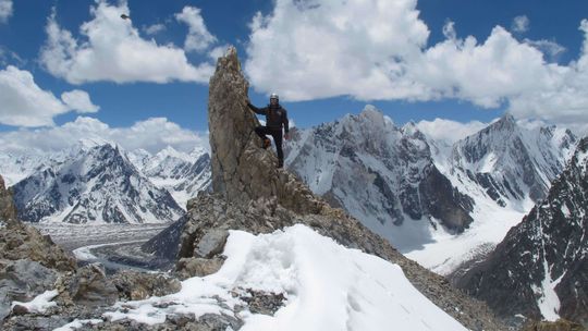 Piotr Tomala na Broad Peak
