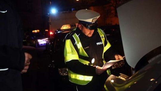 Nocna kontrola taksówek