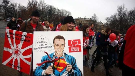 Marsz akcji \"Szlachetna Paczka\" w Lublinie