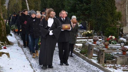 Pogrzeb Krzysztofa Krauzego w Kazimierzu Dolnym