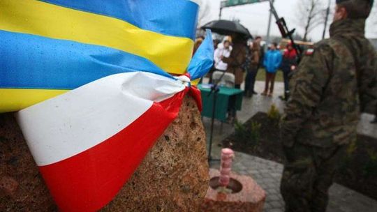 Odsłonięcie pomnika ofiar wielkiego Głodu