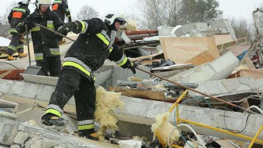 Wybuch w warsztacie LPG w Niedrzwicy Dużej