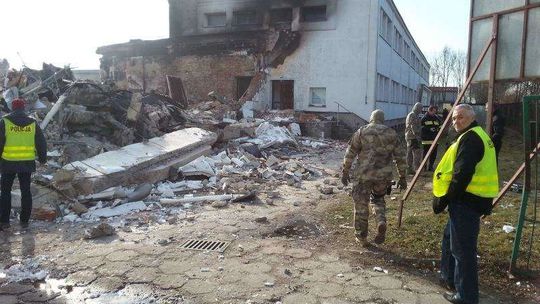 Wybuch w budynku przy ul. Bursaki Wybuch w budynku przy ul. Bursaki