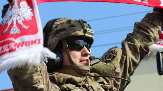 Przejazd wojsk USA przez Modliborzyce