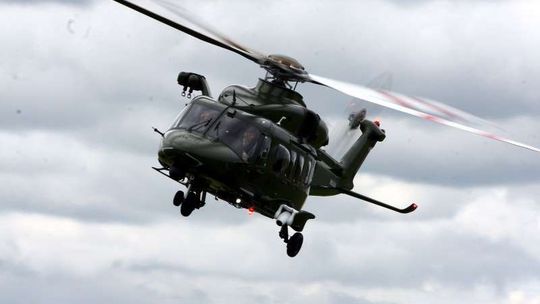 Prezentacja śmigłowca AW 149 w PZL Świdnik