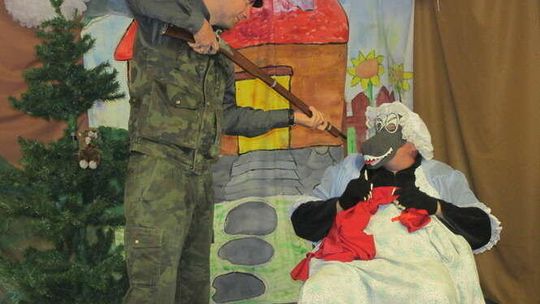 Czerwony kapturek w Przedszkolu nr 5 w Lubartowie