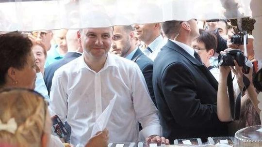 Andrzej Duda w Janowie Lubelskim na Gryczakach