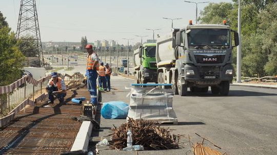 Nowy wiadukt pod obciążeniem