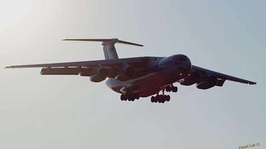 Iljuszyn Ił-76 na lotnisku Lublin