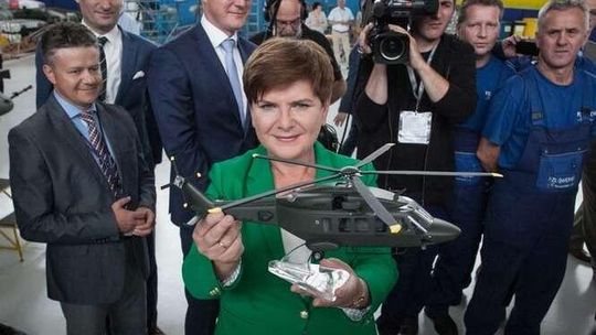 Beata Szydło w PZL Świdnik