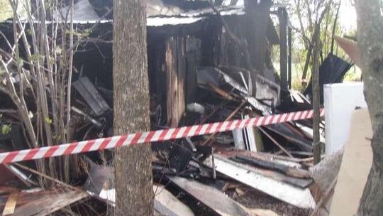 Pożar przy ul. Dęblińskiej w Puławach