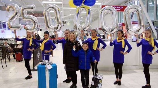 250 000 pasażer Ryanair na lotnisku w Lublinie