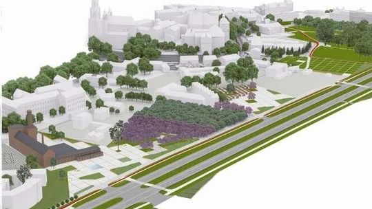 Zagospodarowanie błoni - trzecia koncepcja Zagospodarowanie błoni - trzecia koncepcja