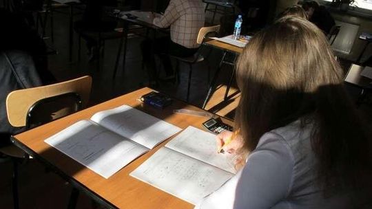 Matura próbna z matematyki w LO im. Unii Lubelskiej w Lublinie 