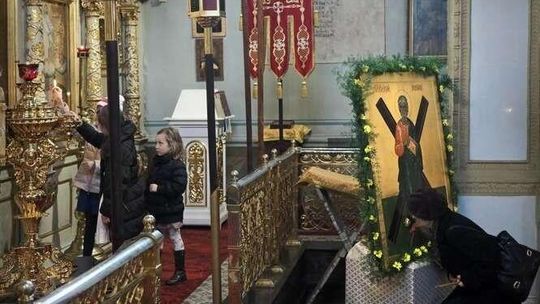 Relikwie św. Andrzeja w lubelskiej katedrze prawosławnej
