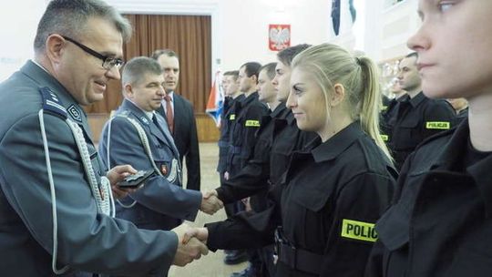 Przysięga policjantów garnizonu lubelskiego