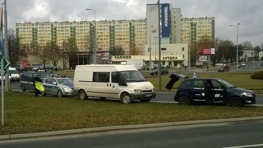 Wypadek na al. Andersa w Lublinie