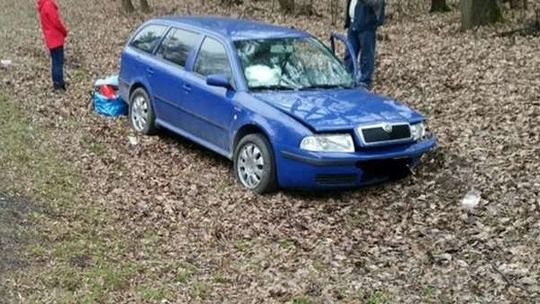 Wypadek w miejscowości Lasy koło Kraśnika