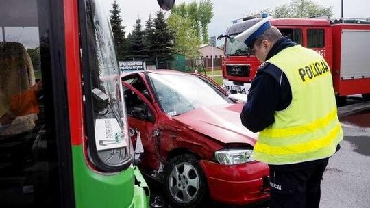 Wypadek na ul. Związkowej w Lublinie