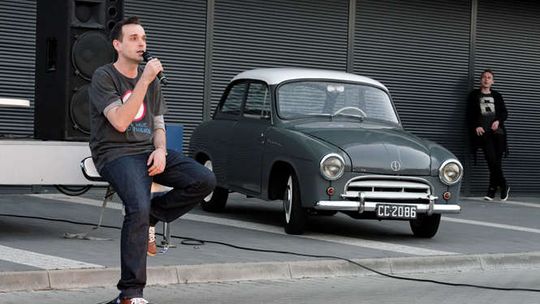 Kino samochodowe przy Arenie Lublin